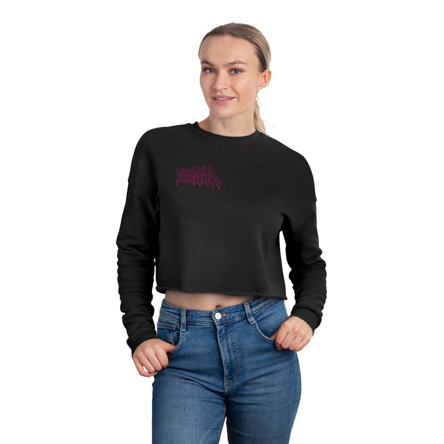 Space pink ZAAZAA crop Top