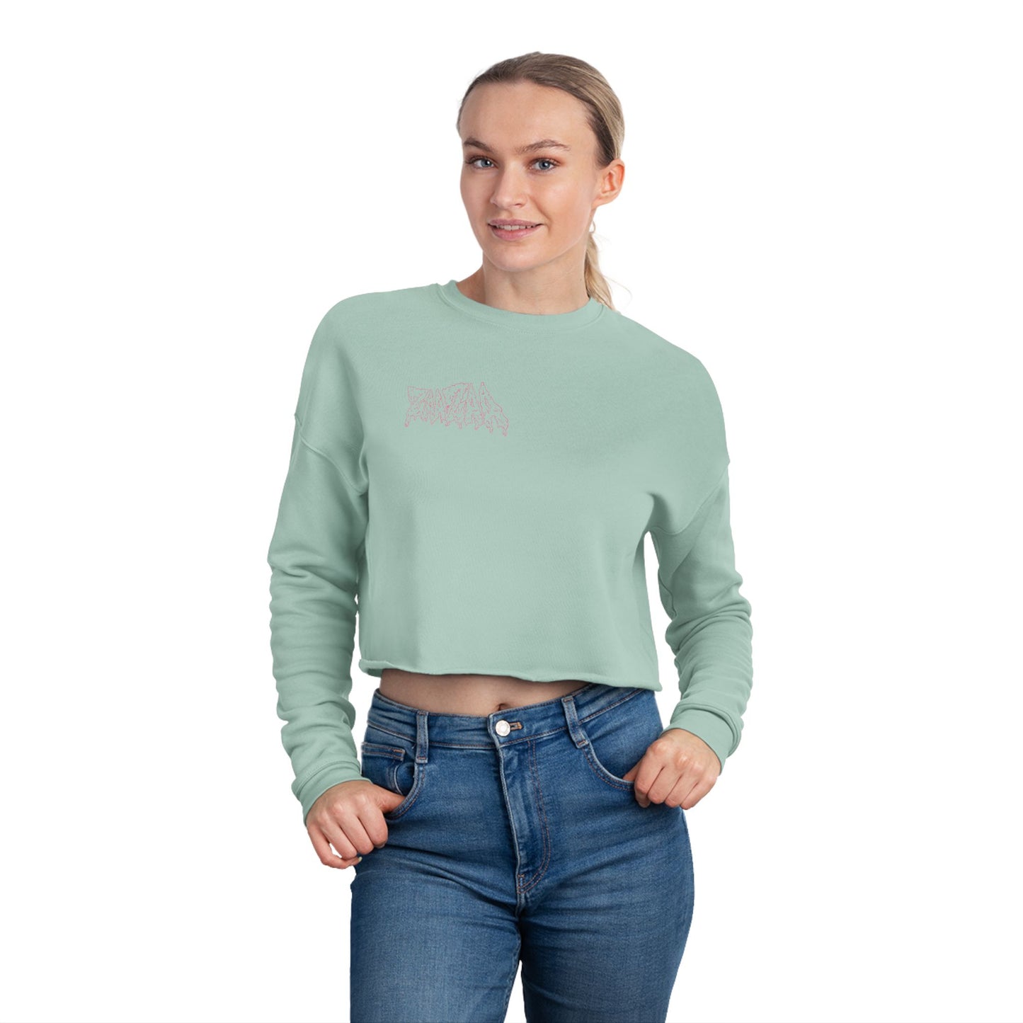 Space pink ZAAZAA crop Top