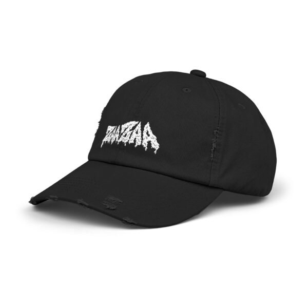 Zeus White Distressed Dad Hat - Image 2