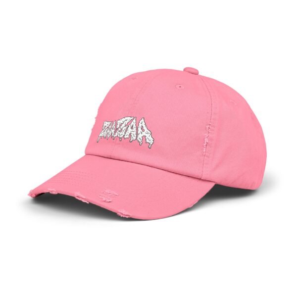 Zeus White Distressed Dad Hat - Image 18
