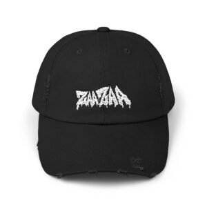 Zeus White Distressed Dad Hat