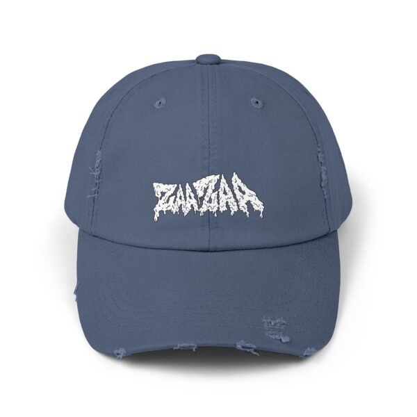 Zeus White Distressed Dad Hat - Image 9